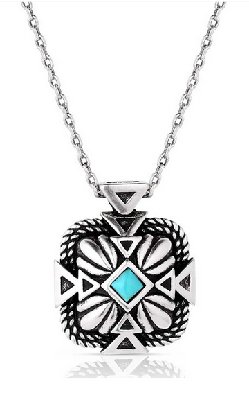 Montana Silversmith Desert Sage Turquoise Necklace